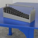 Jones Stephens Grey 1-1/2 in. 30-Piece Cap Nipple Tote Tray 