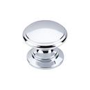 1-1/4 in. Cabinet Knob in Polished Chrome