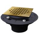 2 X 3 PVC Shower Drain W/4-1/4 Square PB STR