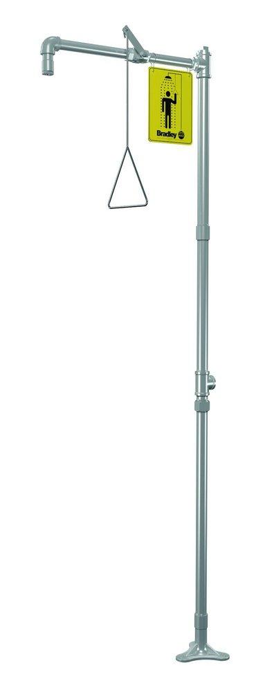 Bradley Corporation Stainless Steel Freestanding Drench Shower 