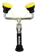 Bradley Corporation Black Countertop Hand Held Hose Spray with Dual Sprayheads 