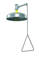 Bradley Corporation Stainless Steel Barrier Free Drench Shower with Vertical Supply 