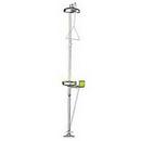 304 Stainless Steel Shower & Eye/Face Wash with Ring in Stainless Steel