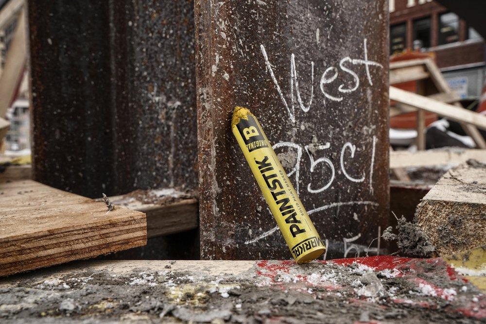 Markal&reg; Yellow Paint Stick Marker 