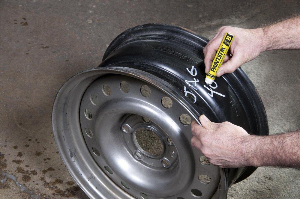 Markal&reg; Yellow Paint Stick Marker 