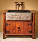 Stone Forest Black Granite 33 x 22 in. Composite Single Bowl Farmhouse Kitchen Sink 