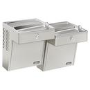Elkay Stainless Steel Vandal Resistant Wall- Mount Bi- Level ADA Cooler with Tamper- Resistant Pushbutton and One- Piece Bubbler 