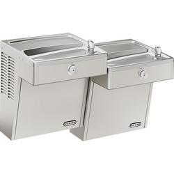 8 gph. Vandal Resistant Wall- Mount Bi- Level ADA Cooler with Tamper- Resistant Pushbutton and One- Piece Bubbler