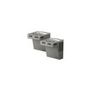 8 gph. Two Station Wall- Mount Water Cooler Grey