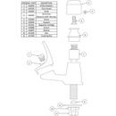 Elkay Stainless Steel Push Button Handle Bubbler 