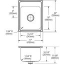 Dayton Satin 25 x 19 in. Stainless Steel Double Bowl Drop-in Kitchen Sink in Satin 