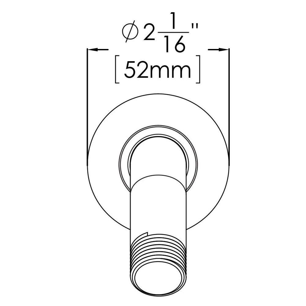Speakman Polished Chrome 7 in. Shower Arm and Flange 