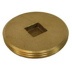 3-1/2 in. Brass Square Head Plug