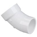 6 in. Barbed x Spigot 150# Straight PVC 45 Degree Elbow for C900 Pipe