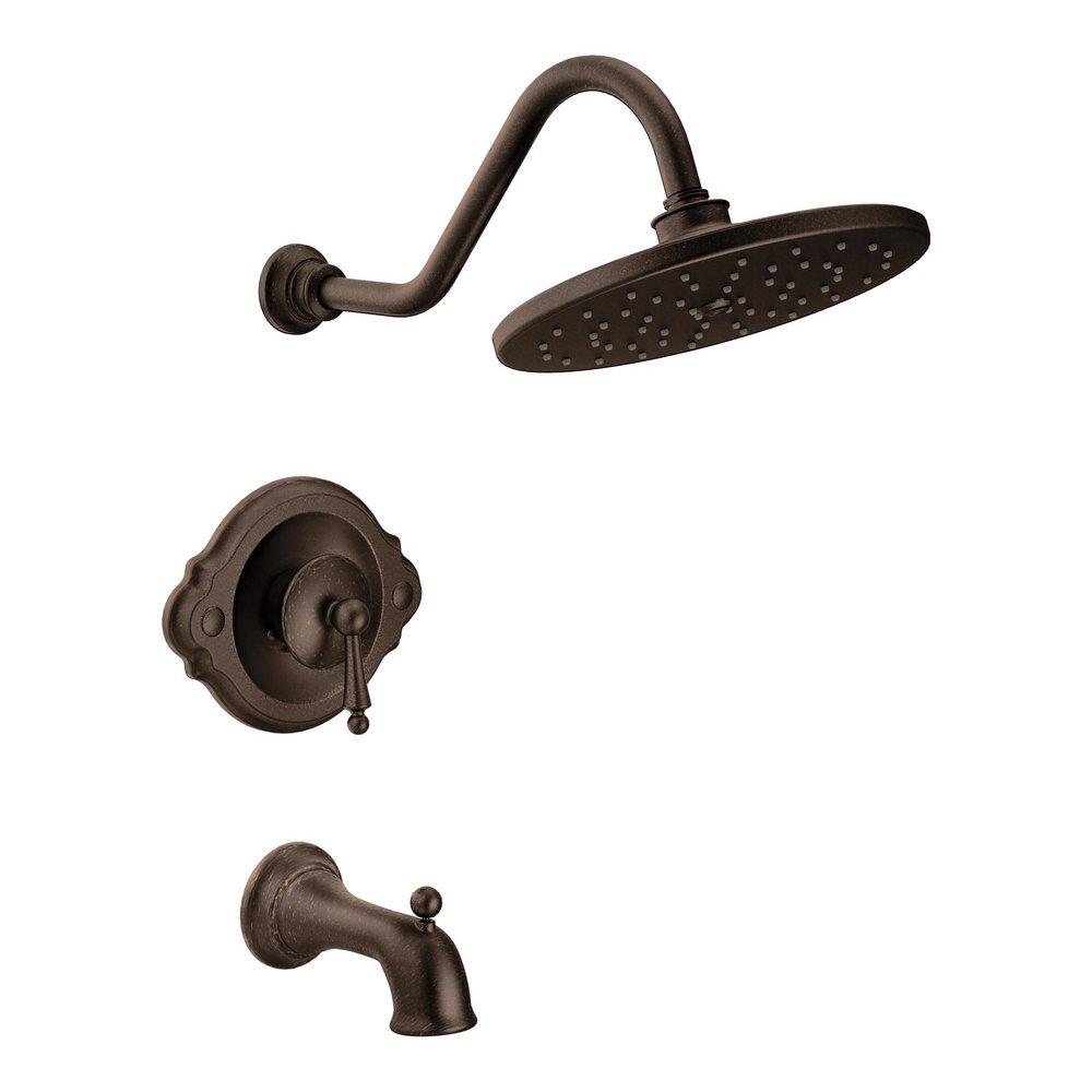 Moen Oil Rubbed Bronze Single Handle Single Function Bathtub & Shower Faucet (Trim Only) 