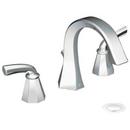 1.5 gpm 3-Hole Bathroom Faucet with Double Lever Handle in Polished Chrome