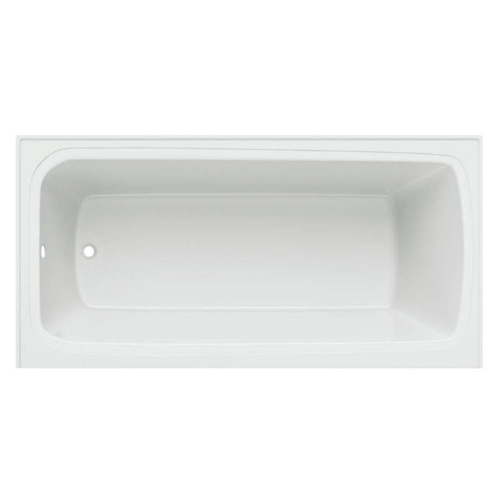 PROFLO&reg; White 72 x 36 in. Soaker Alcove Bathtub Left Drain 