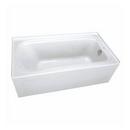 PROFLO&reg; White 72 x 36 in. Soaker Alcove Bathtub with Right Drain and Integral Skirt 