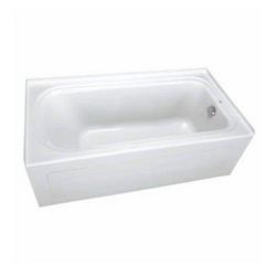 72 in. x 36 in. Soaker Alcove Bathtub with Right Drain in White