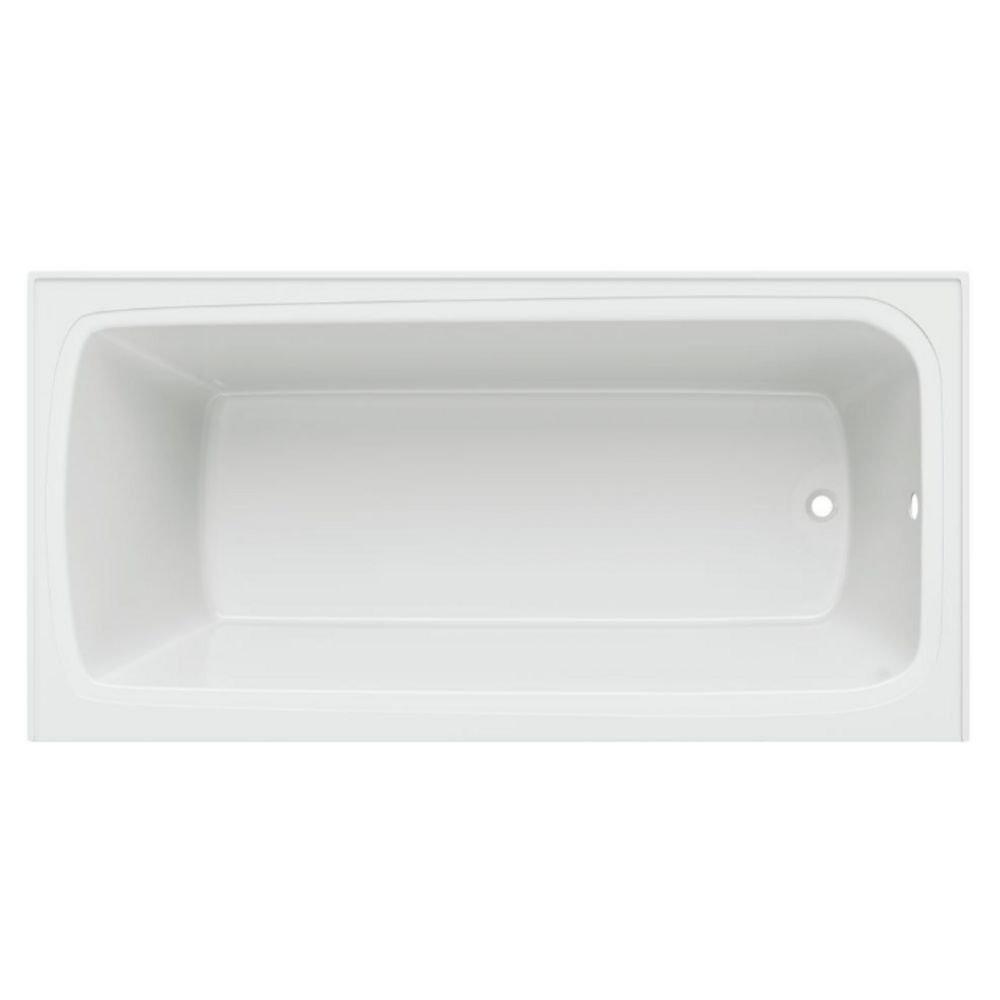 PROFLO&reg; White 72 x 36 in. Soaker Alcove Bathtub Right Drain 