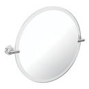 Mirror with Decorative Hardware in Polished Chrome