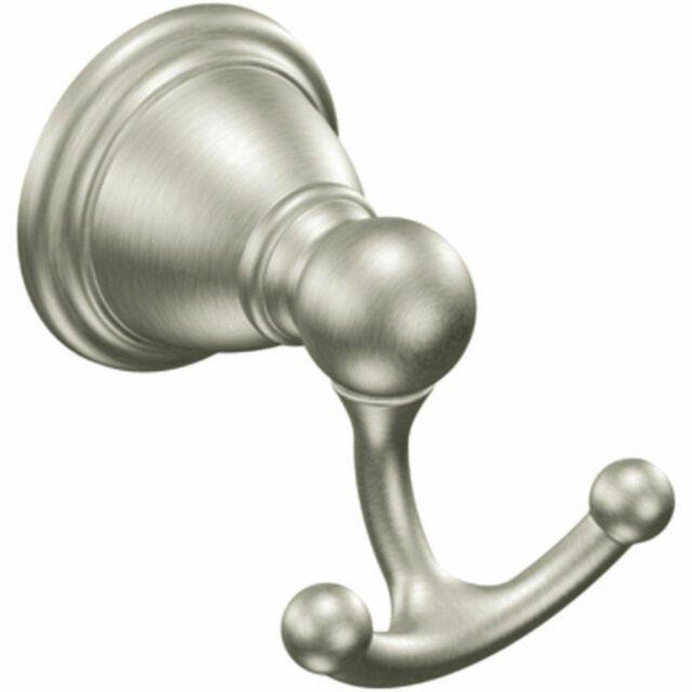 Moen Brushed Nickel 2 Robe Hook 