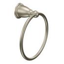 Round Closed Towel Ring in Brushed Nickel