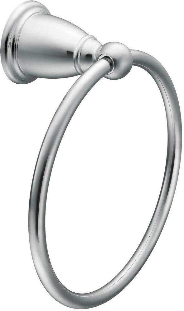 Moen Polished Chrome Round Closed Towel Ring 