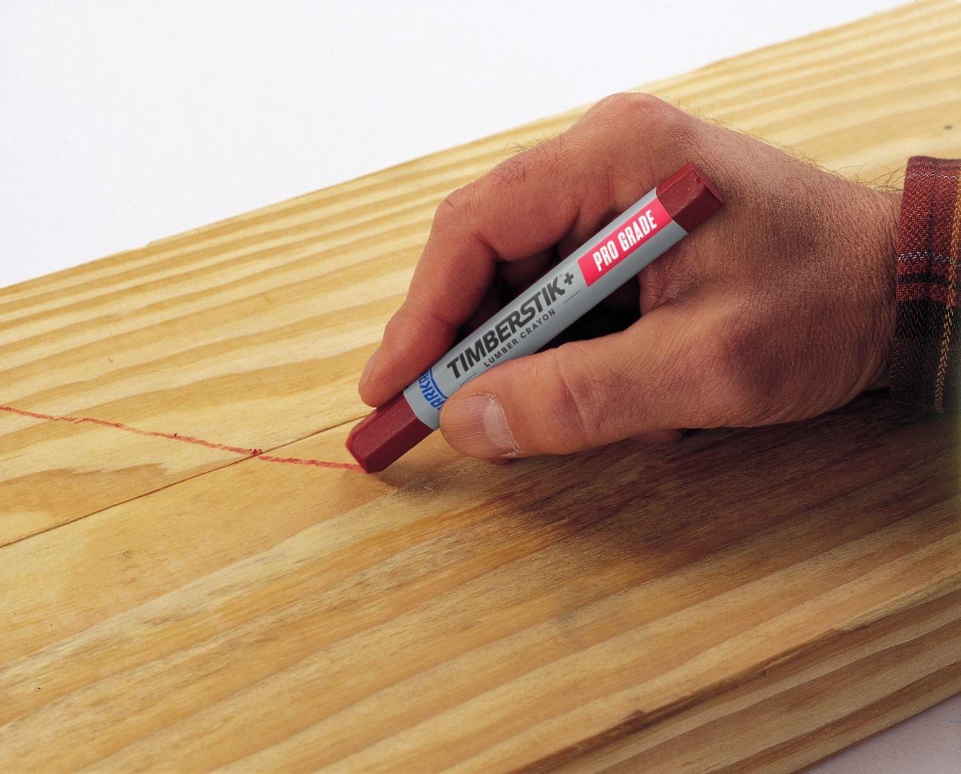 Markal&reg; Red 4-5/8 x 1/2 in. Clay Crayon 