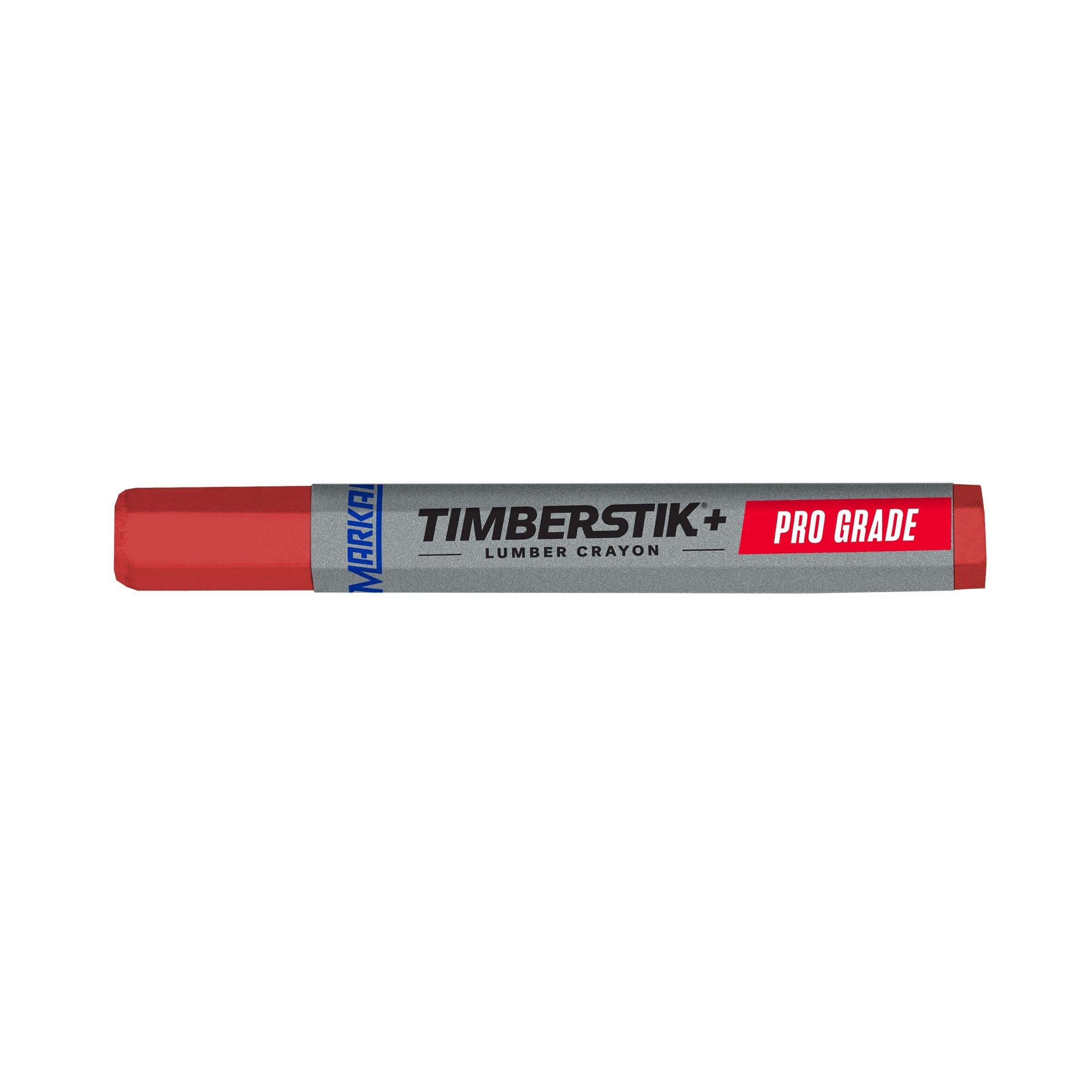 Markal&reg; Red 4-5/8 x 1/2 in. Clay Crayon 