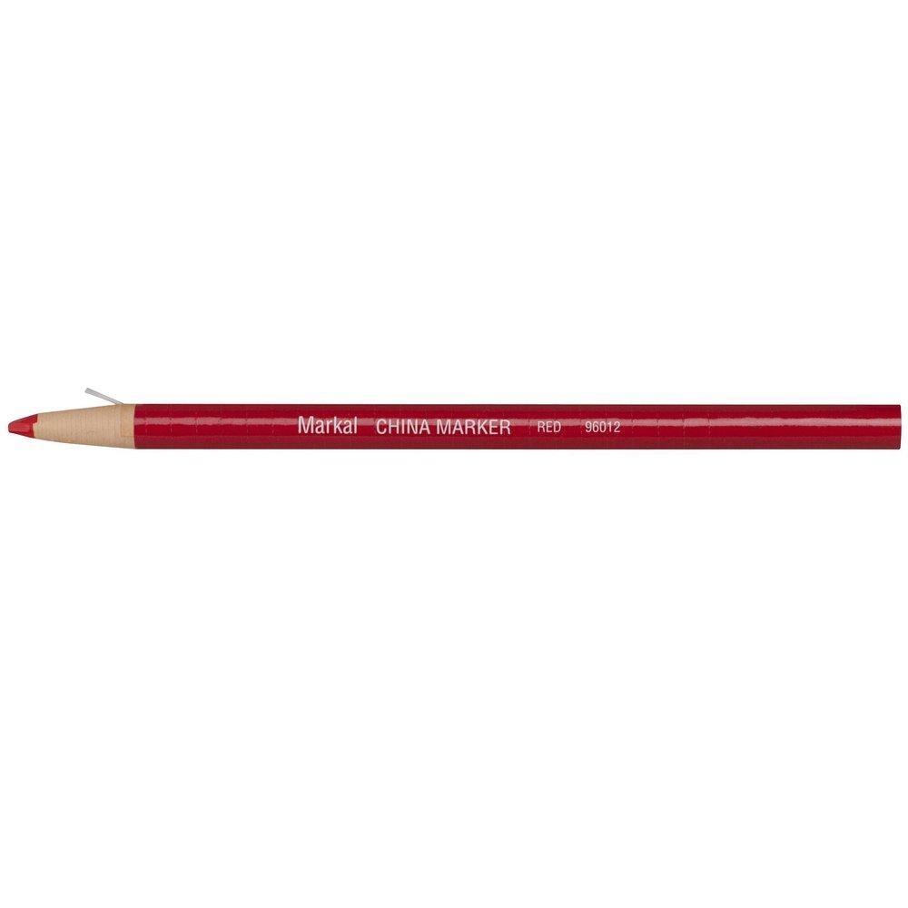 Markal&reg; Red 6 in. Paraffin Wax Marker 