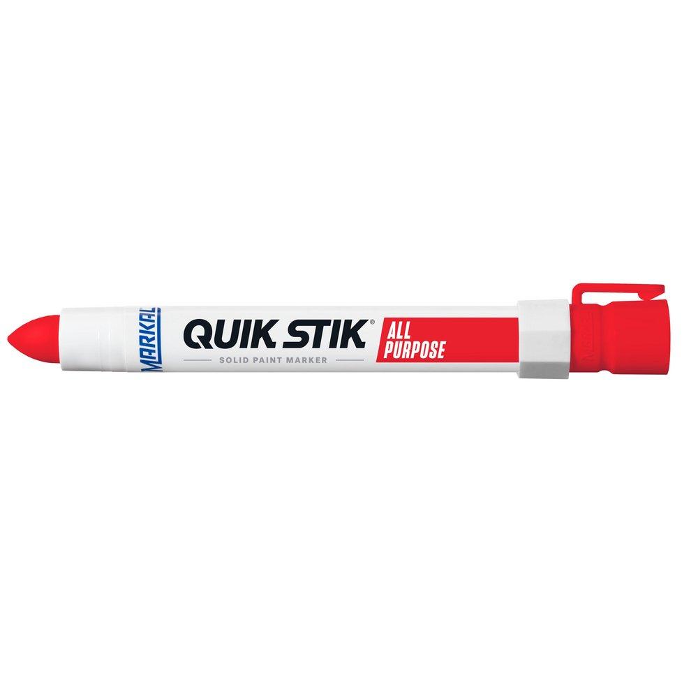 Markal&reg; Red Marker with Twist-up Holder 