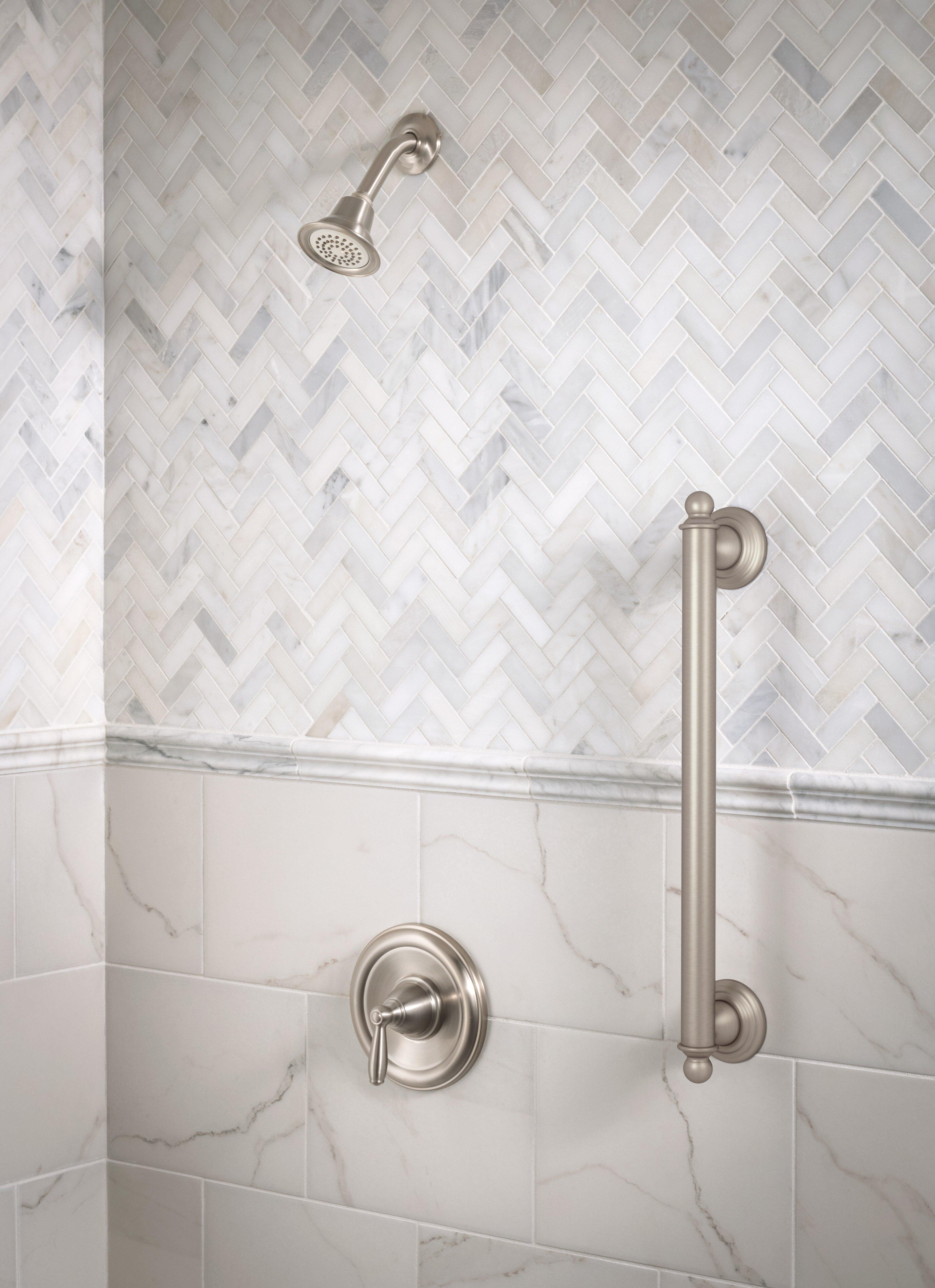 Moen Brushed Nickel Single Lever Handle Shower Only 