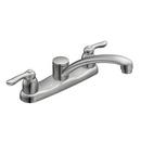 Moen Chrome Plated Two Handle Kitchen Faucet 