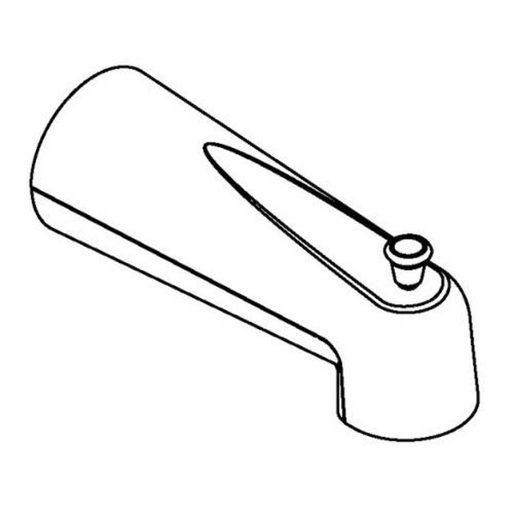 Moen Brushed Nickel Diverter Tub Spout 