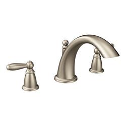 Two Handle Roman Tub Faucet in Brushed Nickel (Trim Only)