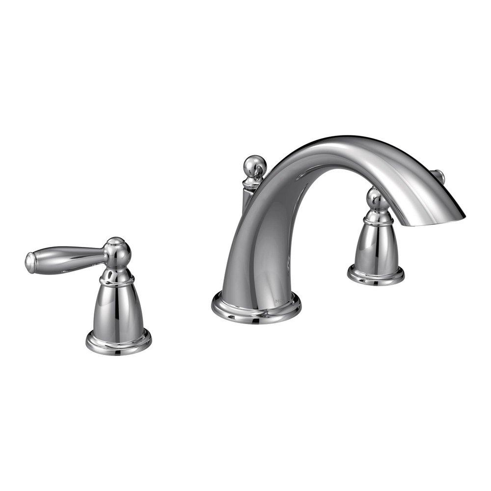 Moen Polished Chrome Two Handle Roman Tub Faucet Trim Only 