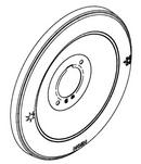 Moen Polished Chrome Shower Escutcheon 