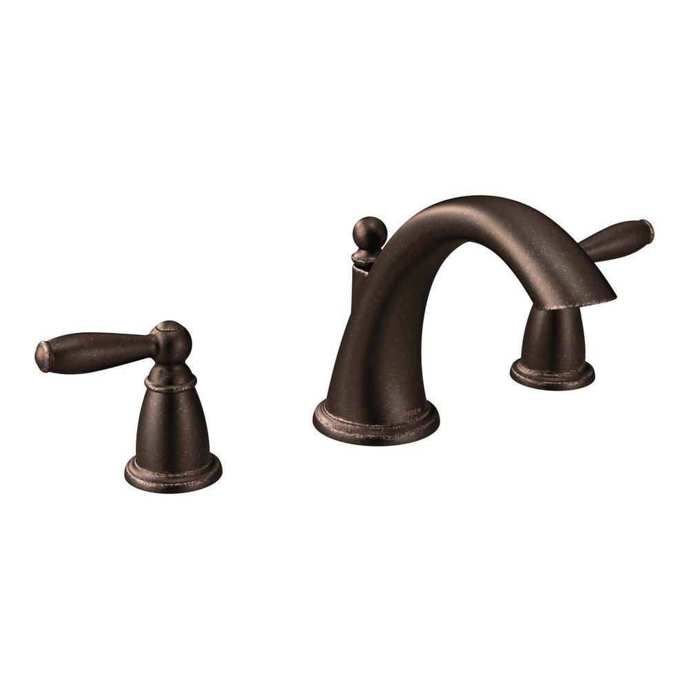 Moen Oil Rubbed Bronze Two Handle Roman Tub Faucet Trim Only 