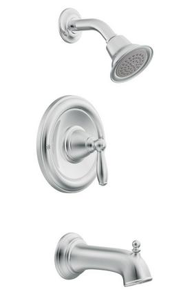 One Handle Single Function Bathtub & Shower Faucet in Chrome (Trim Only)
