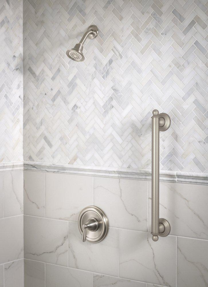 Moen Brushed Nickel Single Handle Bathtub & Shower Faucet (Trim Only) 