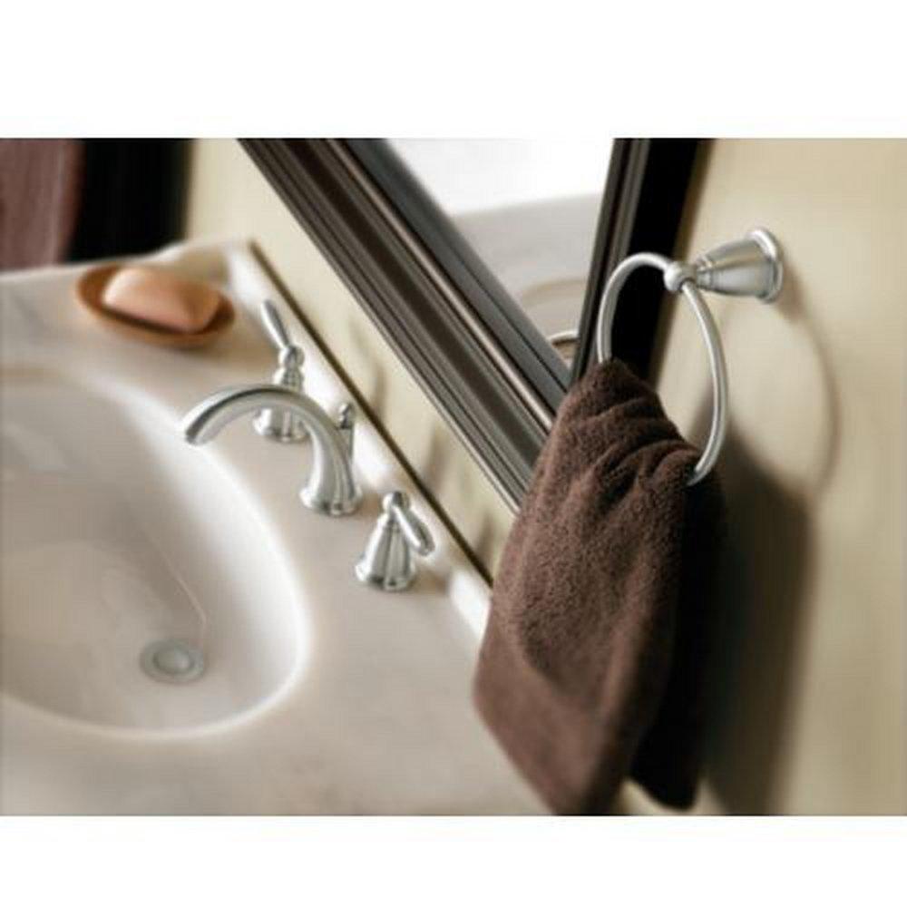 Moen Oil Rubbed Bronze Two Handle Widespread Bathroom Sink Faucet 