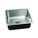 Just Manufacturing Satin 18 x 13-1/2 in. No Hole Stainless Steel Single Bowl Undermount Kitchen Sink 