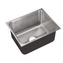 20 x 16 in. No Hole Stainless Steel Single Bowl Undermount Kitchen Sink in No. 4