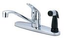 Just Manufacturing Polished Chrome Single Handle Kitchen Faucet 