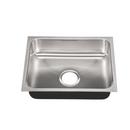Just Manufacturing Brushed Steel 20 x 16 in. No Hole Stainless Steel Single Bowl Undermount Kitchen Sink 