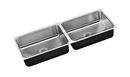 42 x 18 in. No Hole Stainless Steel Double Bowl Undermount Kitchen Sink in No. 4