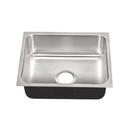 Just Manufacturing Brushed Steel 18 x 13-1/2 in. No Hole Stainless Steel Single Bowl Undermount Kitchen Sink 