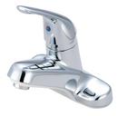 Just Manufacturing Stainless Steel 2 Bathroom Sink Faucet with Lever Handle 