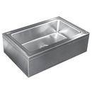 Just Manufacturing Brushed Steel Floor Mount Mop Sink 